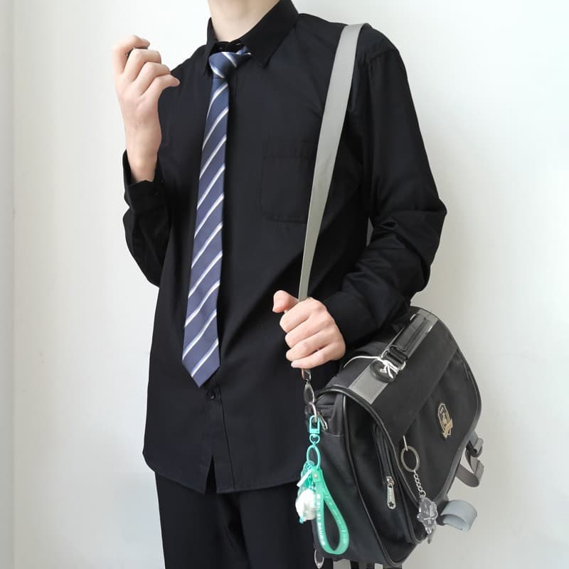 黒シャツ クラシカルビジネスシャツ